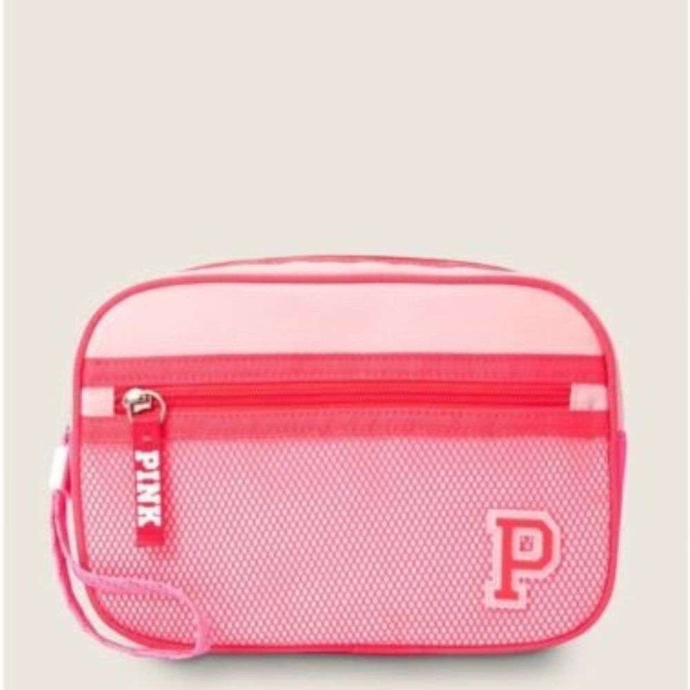 New Victoria's Secret PINK SEAMLESS Collection Beauty Bag~ NWT